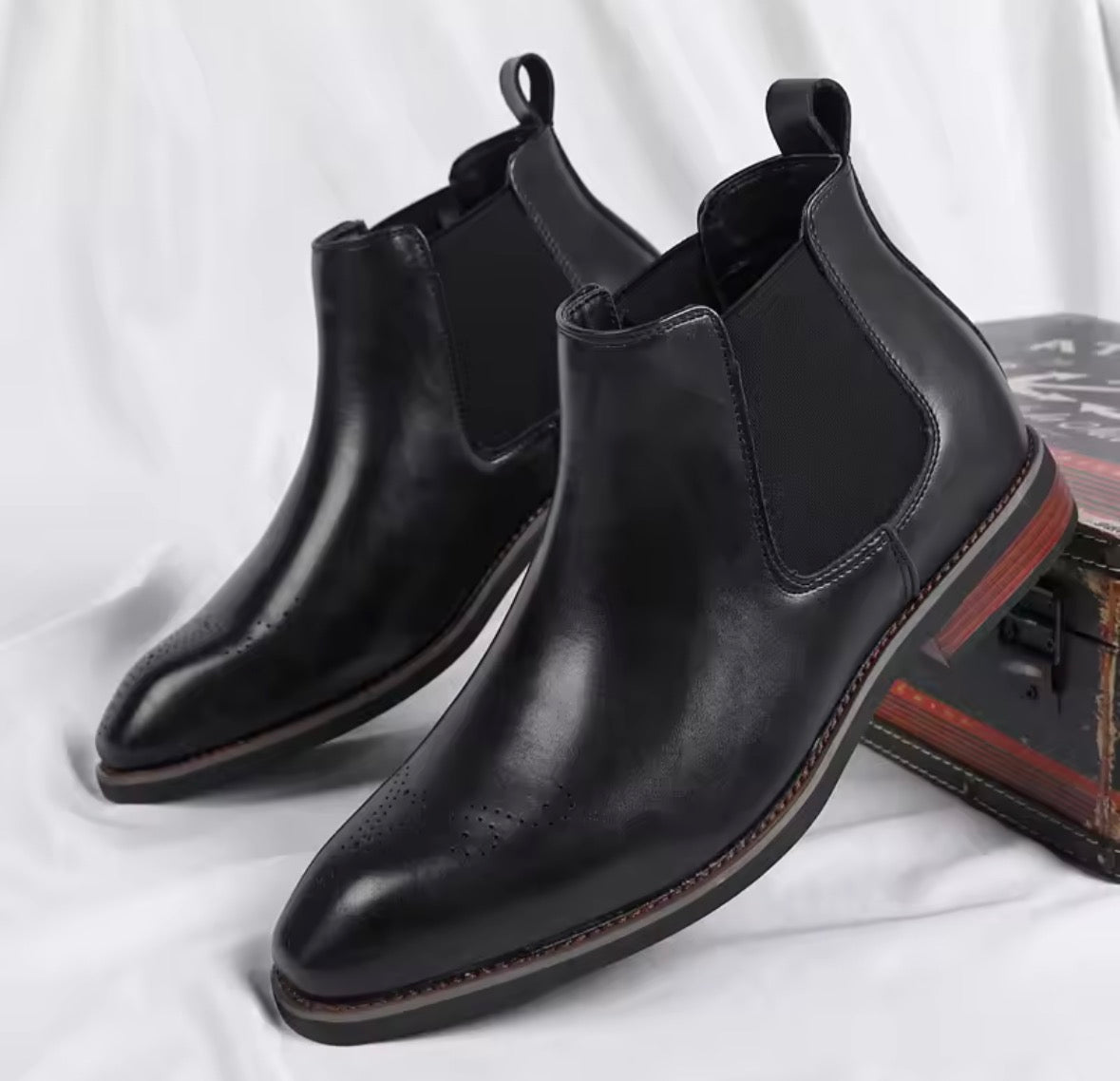 Black Chelsea Boots