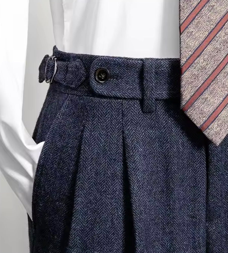 Navy Suit Trousers