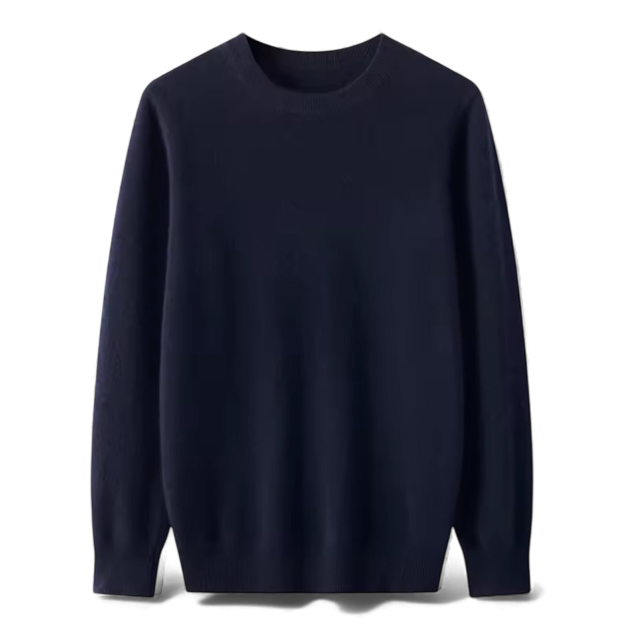 Navy Cashmere-Inspired Sweater